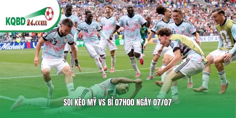 Soi kèo bóng đá Mỹ vs Bỉ | 07h00 ngày 07/07